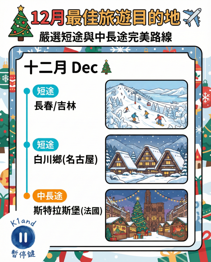 12月旅行推薦