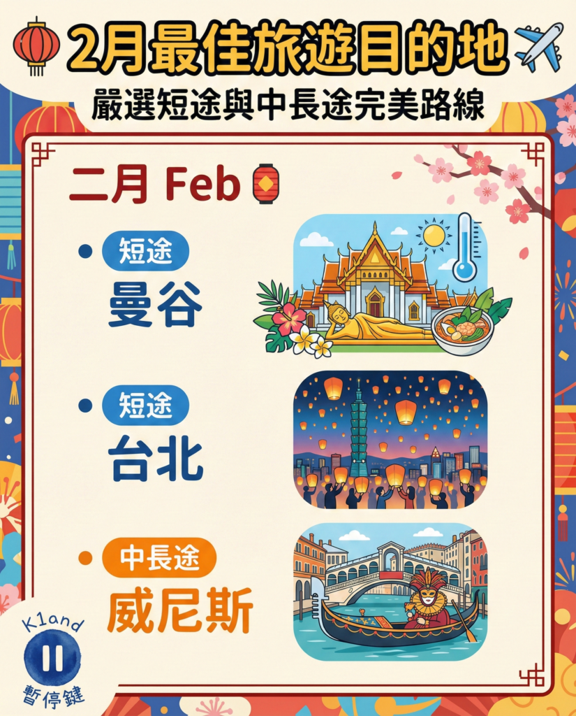 2月旅行推薦