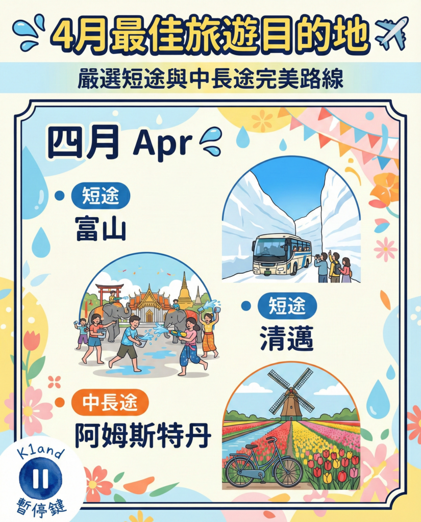 4月旅行推薦