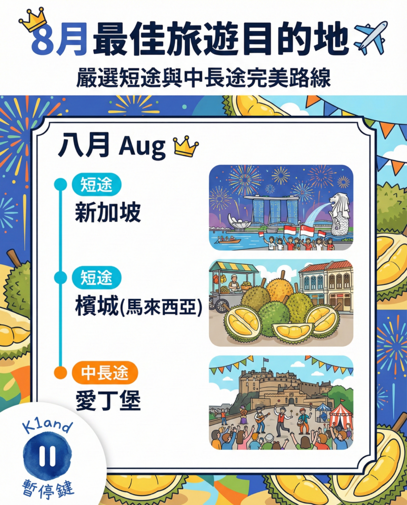 8月旅行推薦