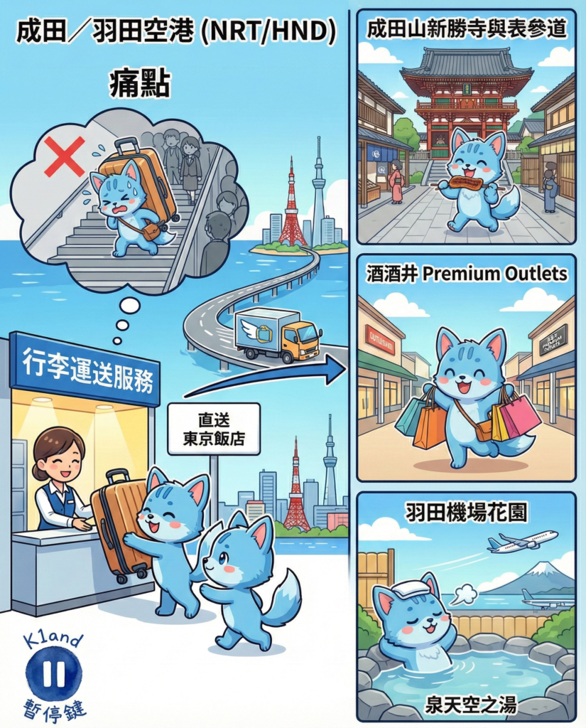 成田／羽田機場行李運送