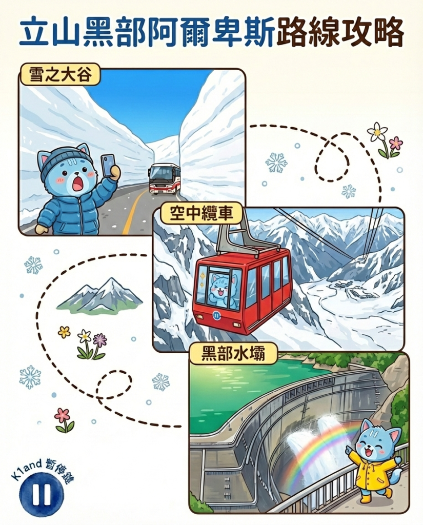 立山黑部阿爾卑斯路線