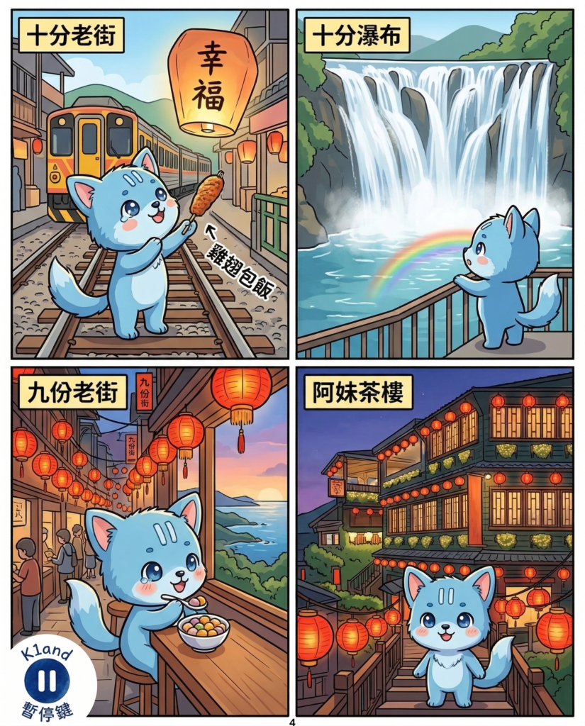 九份十分一日遊