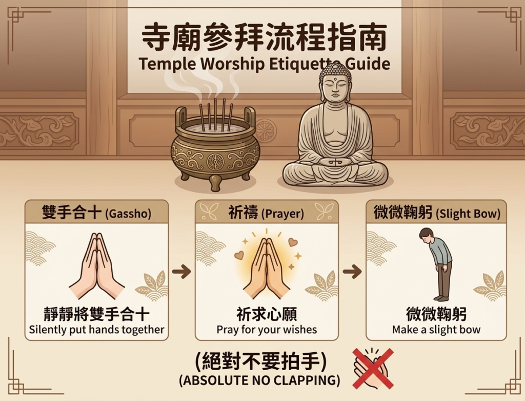 寺廟參拜流程