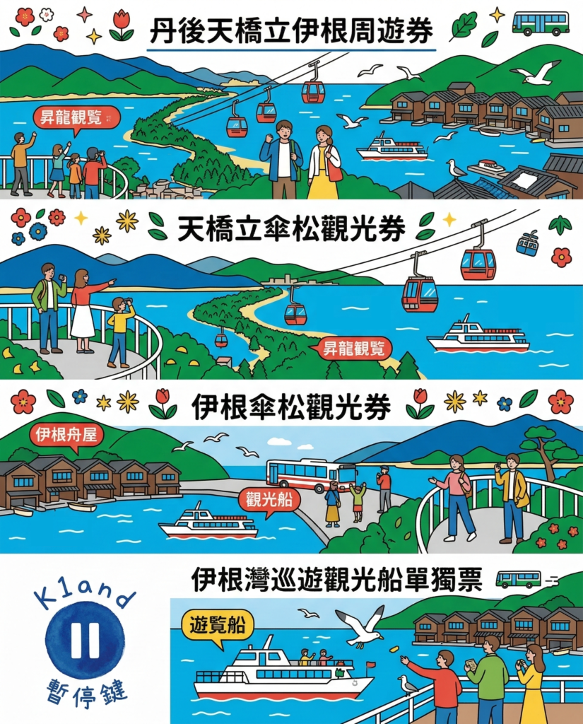 天橋立伊根觀光票券
