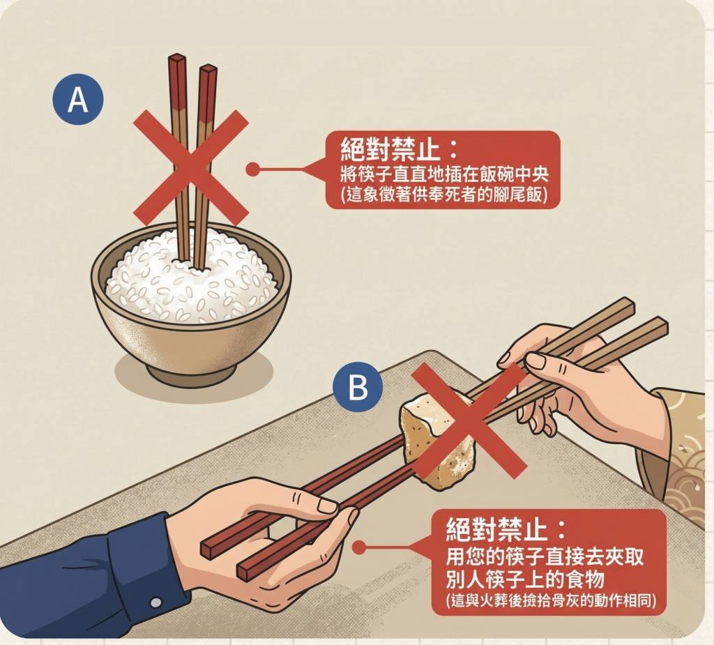 筷子兩大禁忌