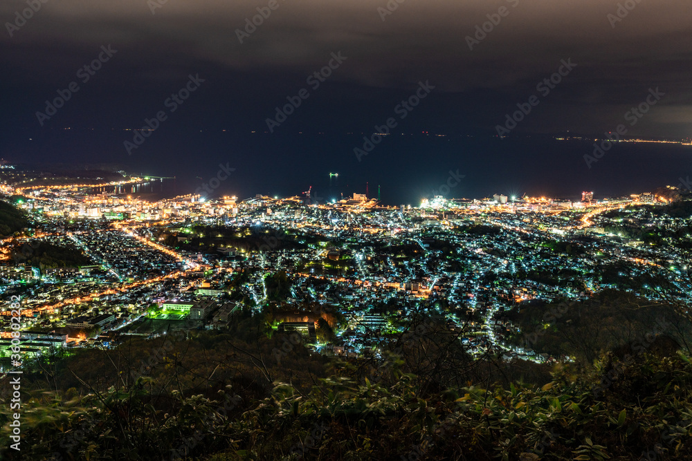 天狗山夜景