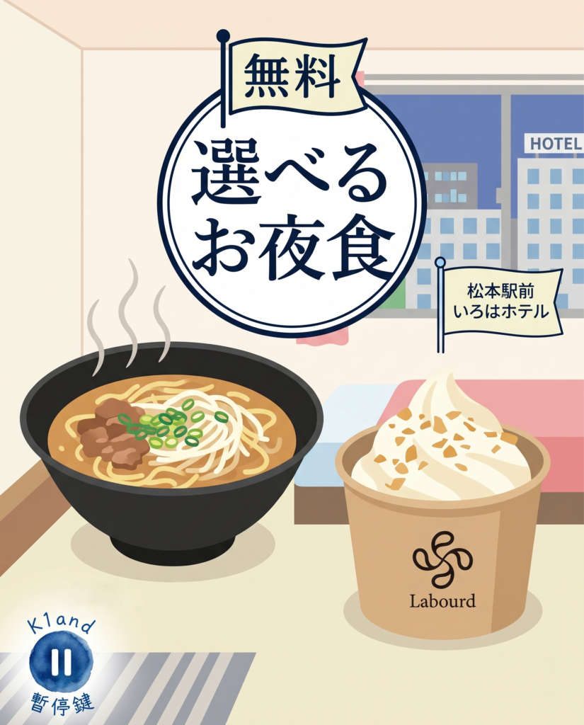 松本站前色葉大飯店宵夜