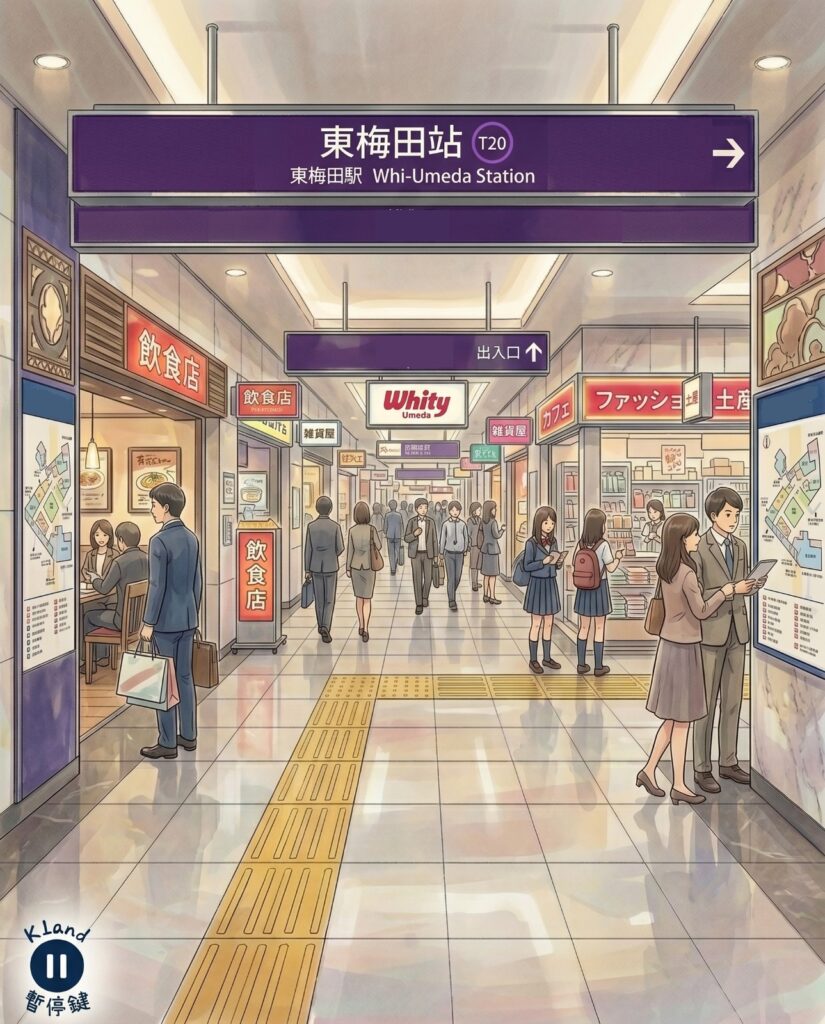 大阪Metro谷町線東梅田站