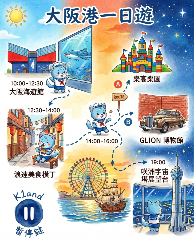 大阪港一日遊