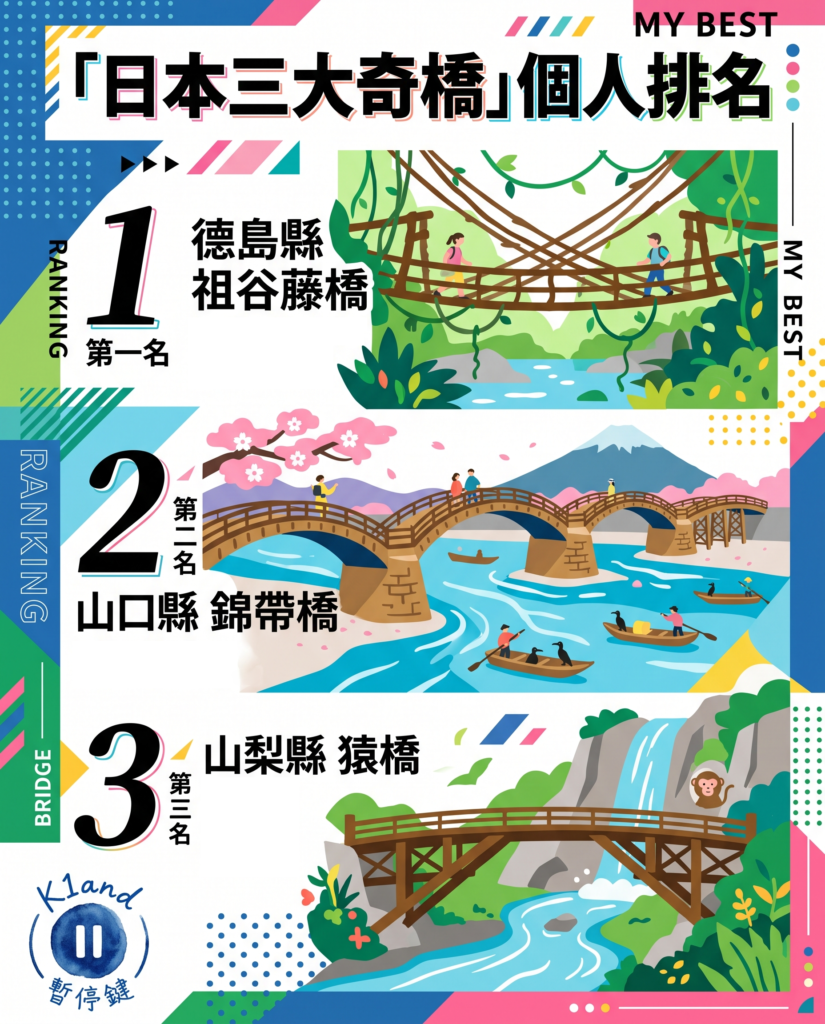 日本三大奇橋排名