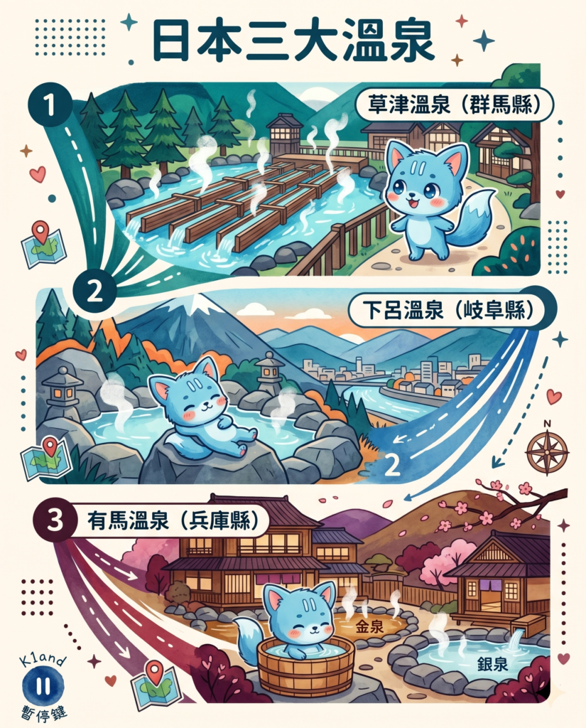 日本三大溫泉