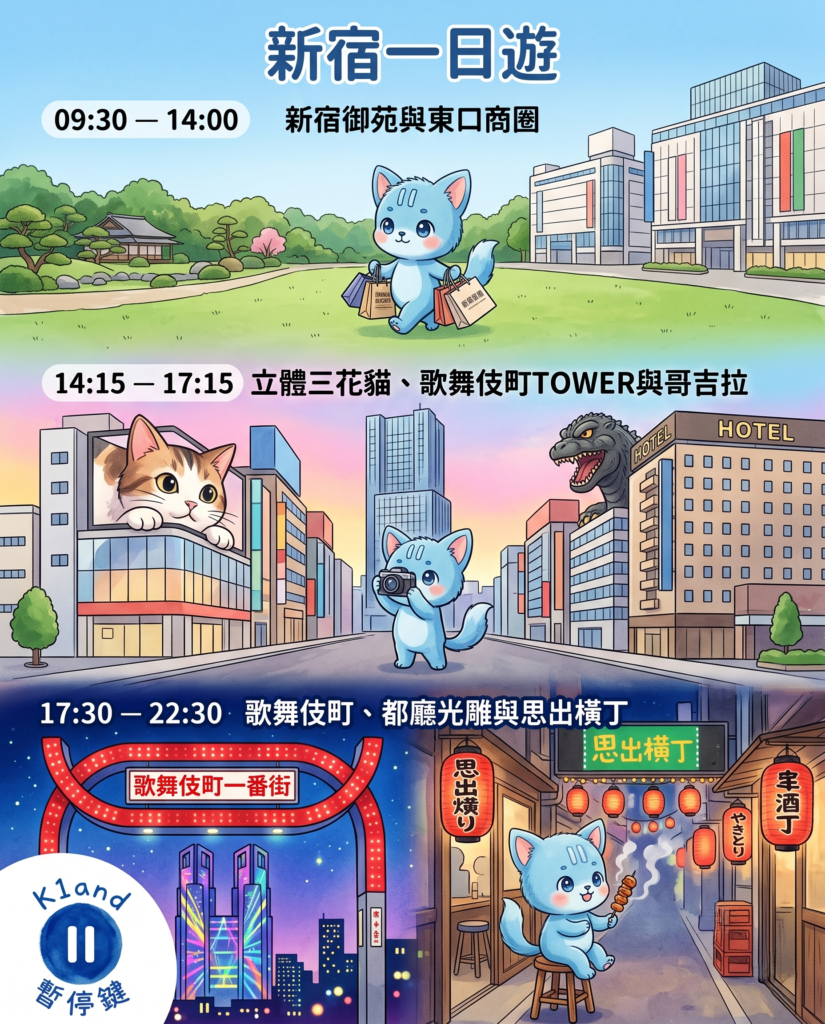 新宿一日遊