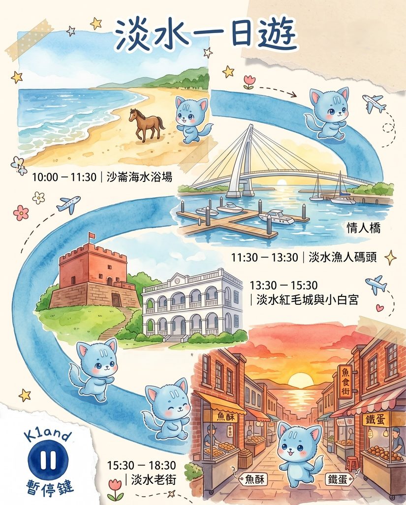 淡水一日遊