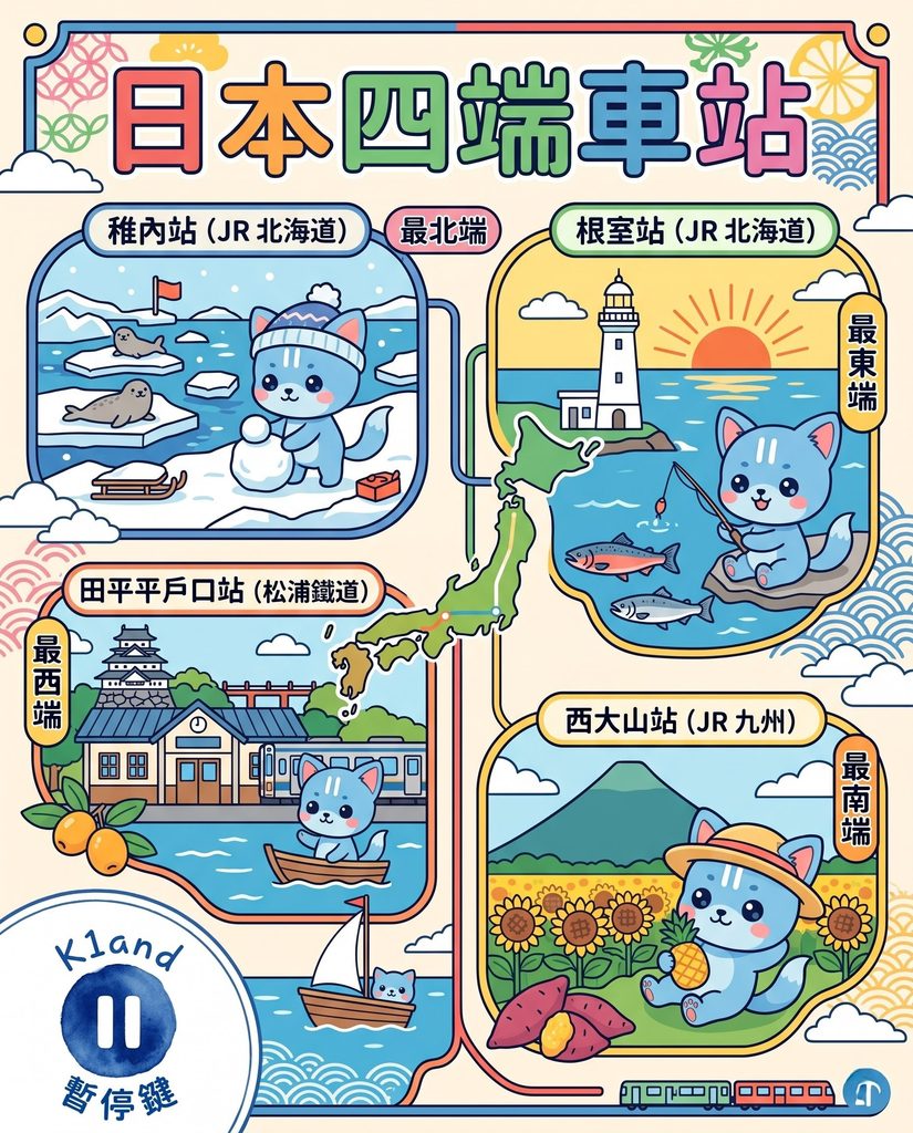 日本四端車站