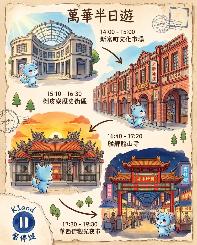 萬華半日遊
