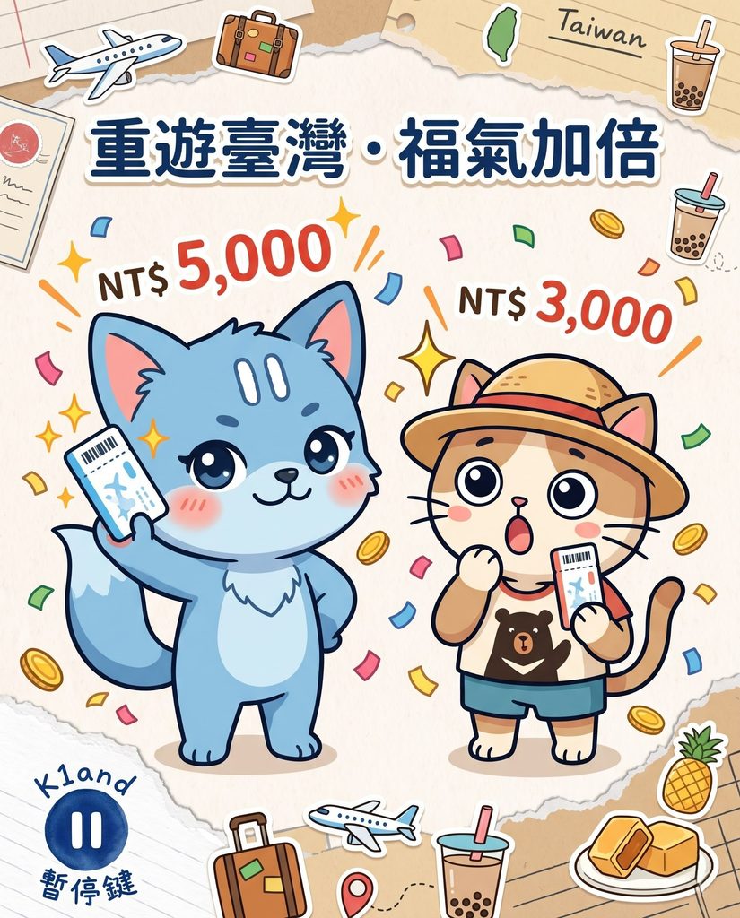 重遊台灣福氣金內容