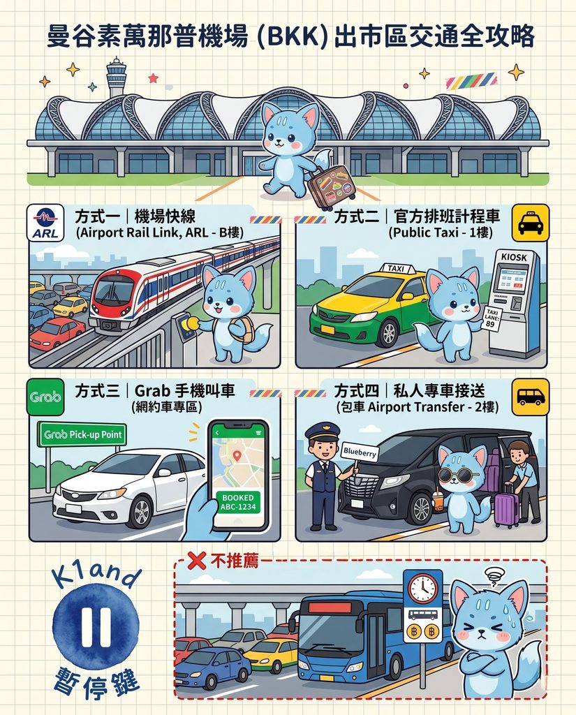 曼谷素萬那普機場交通